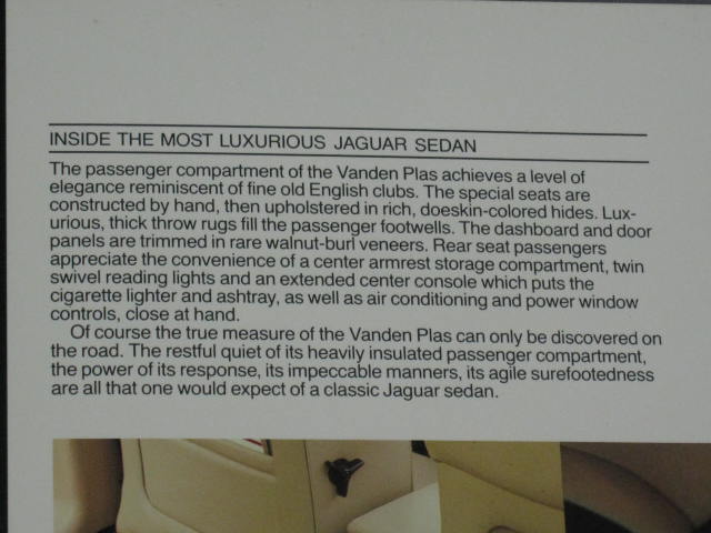 1985 Jaguar XJ6 Series III Vanden Plas Sedan +New Cover 12