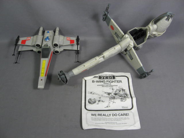 Vintage Star Wars X-Wing +B-Wing Fighter Ships Vehicles