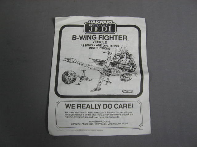 Vintage Star Wars X-Wing +B-Wing Fighter Ships Vehicles 5
