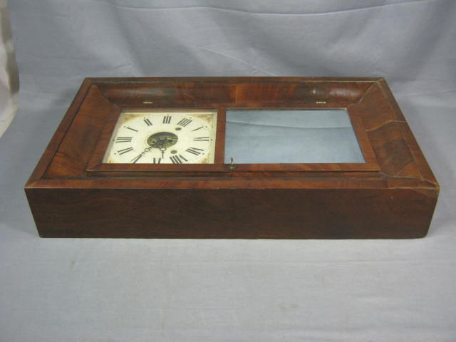 Antique Chauncey C Jerome Wall Mantle Mantel Clock NR! 9
