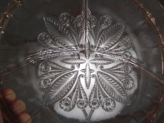 11 Adam Pink Depression Glass Divided Grill Plates Set 7