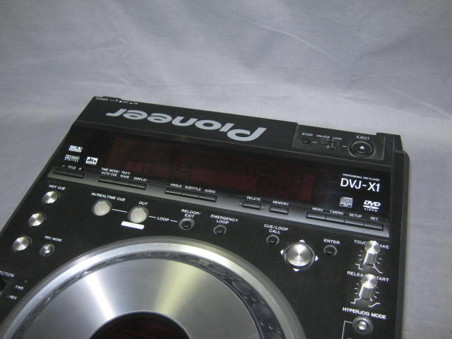 Pioneer DVJ-X1 Pro DVD CDJ CD DJ Audio Video Turntable 2