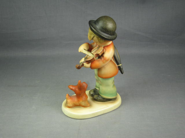 Hummel Figurine Puppy Love Fiddler +Dog 1 TMK2 Full Bee 2