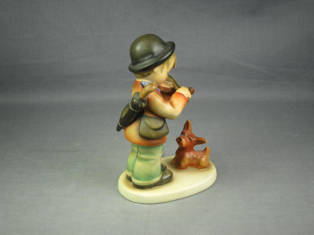 Hummel Figurine Puppy Love Fiddler +Dog 1 TMK2 Full Bee 4