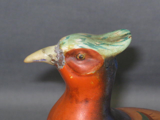 2 Zaccagnini Italian Pottery Pheasant Bird Figurines NR 3