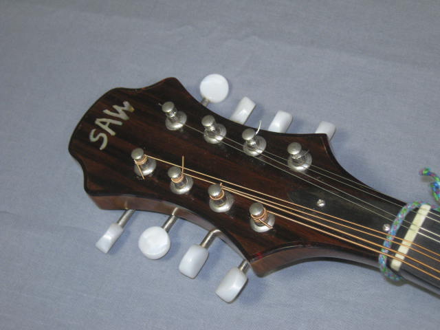 Gary Woodall Cedar Top Guitar Body Jazz Mandolin + Case 4