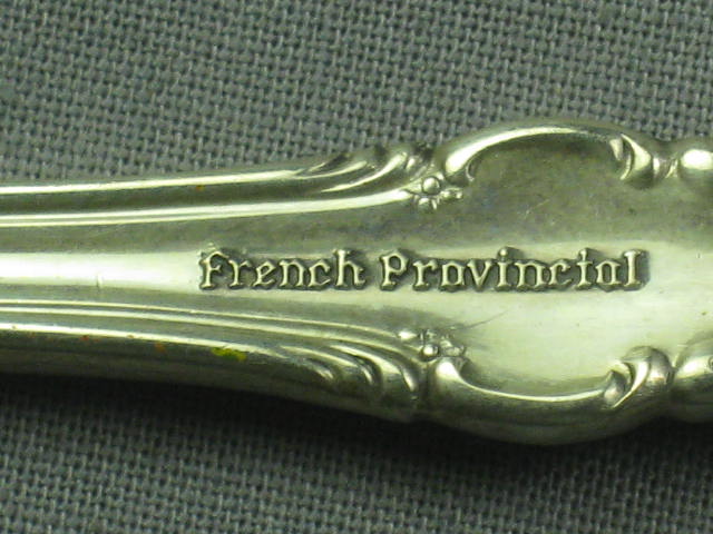 Sterling Silver Flatware Towle French Provincial 7.5 oz 3