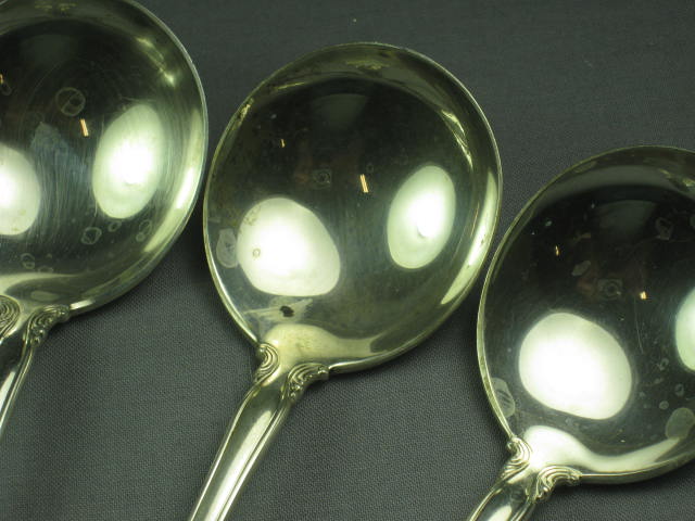 Towle French Provincial Silver Soup Spoons 10.5 Oz NR! 1