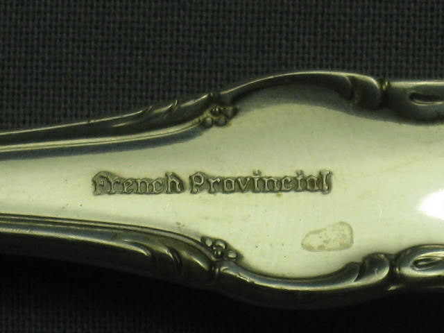 Towle French Provincial Silver Soup Spoons 10.5 Oz NR! 5