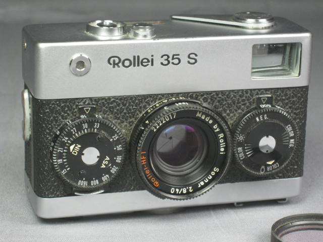 Vintage Rollei 35 S 35mm Camera Sonar 2.8/40 Lens NR! 1