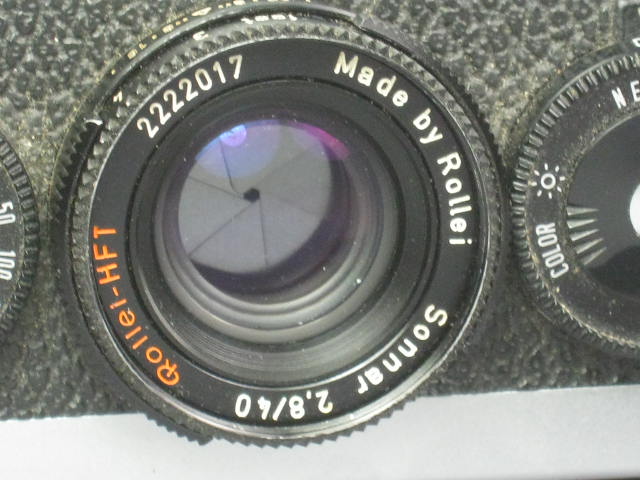 Vintage Rollei 35 S 35mm Camera Sonar 2.8/40 Lens NR! 3