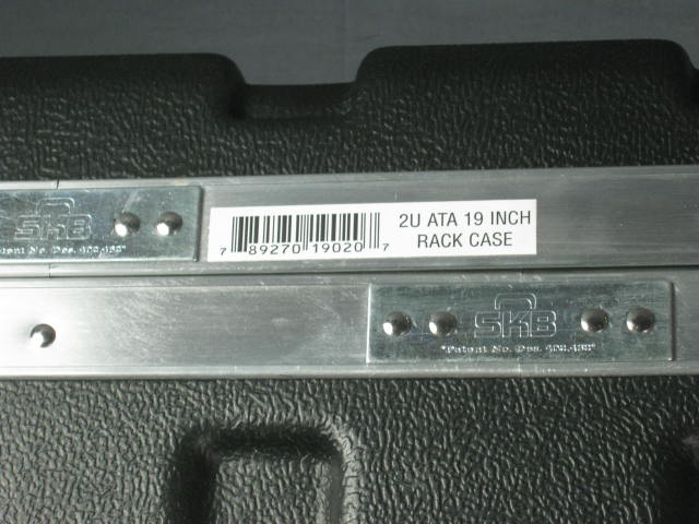 SKB SKB19-2U Standard 2-Space Molded Effects Rack Case 3