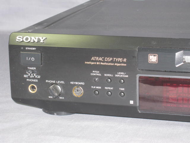 Sony MDS-JE630 MD MiniDisc Recorder Player Deck +Remote 1
