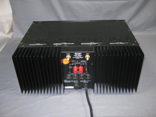 Adcom GFA-555II High Current Stereo Power Amplifier Amp 4