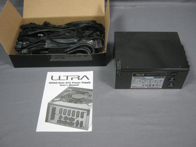 NEW Ultra X3 1000 Watt ATX Power Supply PSU ULT40311 NR 4