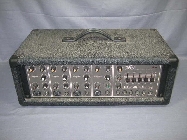 Peavey XR 400B 4-Channel Mixer Amp Head Amplifier NR!