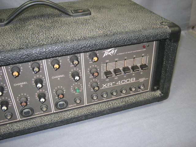 Peavey XR 400B 4-Channel Mixer Amp Head Amplifier NR! 2