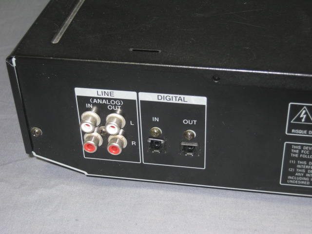 Sony MDS-JE500 MD MiniDisc Recorder Player Deck Remote 5