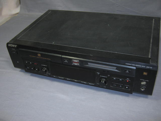 Sony MXD-D3 CD/MD Minidisc Deck Player Recorder +Remote 1