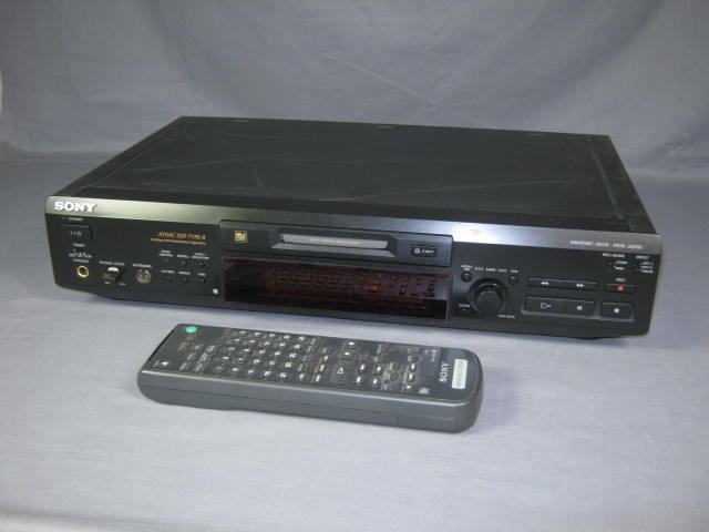 Sony MDS-JE630 MD Minidisc Recorder Player Deck +Remote