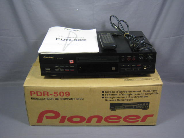 Pioneer PDR-509 Compact Disc CD Player Recorder Deck NR