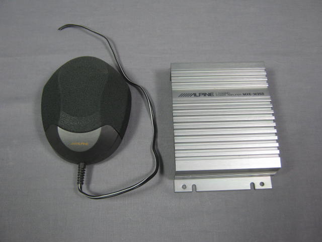 Alpine SBS-0515 Center Speaker + MXE-M350 Amplifier Amp 1