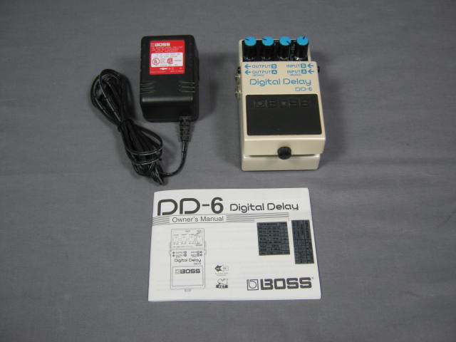 Boss DD-6 Digital Delay Guitar Effect Pedal W/ Adapter+