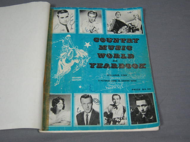 140+ 1960s Country Music Star Signed Autograph Book NR 1