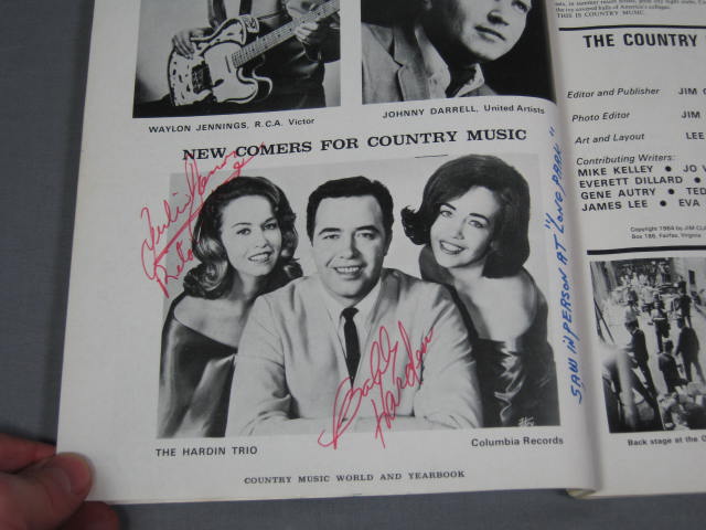 140+ 1960s Country Music Star Signed Autograph Book NR 4