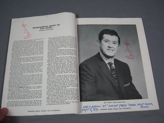 140+ 1960s Country Music Star Signed Autograph Book NR 6