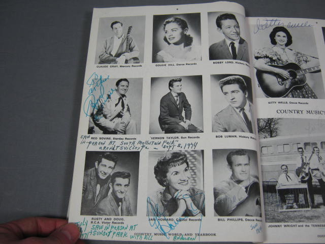 140+ 1960s Country Music Star Signed Autograph Book NR 9