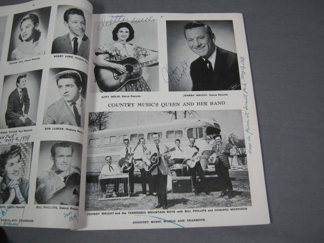 140+ 1960s Country Music Star Signed Autograph Book NR 10