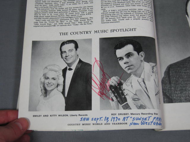 140+ 1960s Country Music Star Signed Autograph Book NR 11