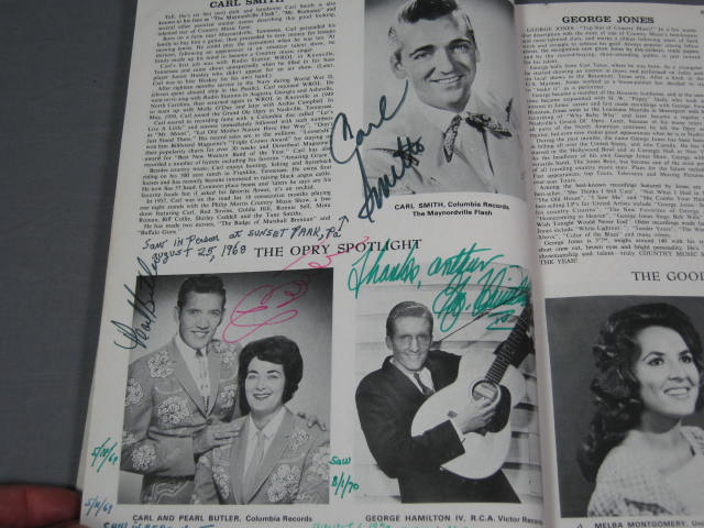 140+ 1960s Country Music Star Signed Autograph Book NR 17