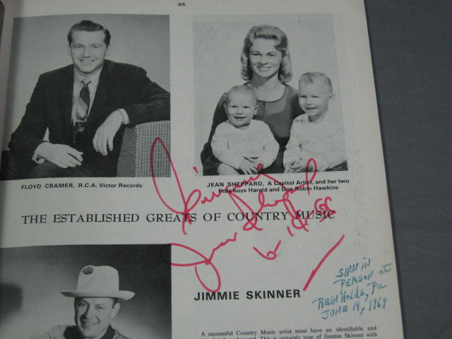 140+ 1960s Country Music Star Signed Autograph Book NR 22