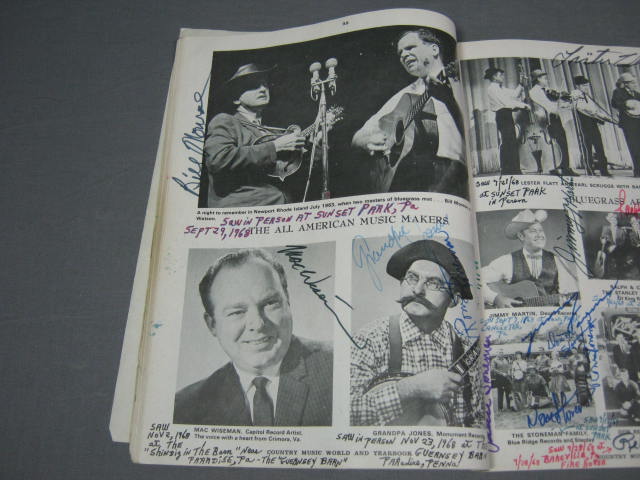 140+ 1960s Country Music Star Signed Autograph Book NR 29
