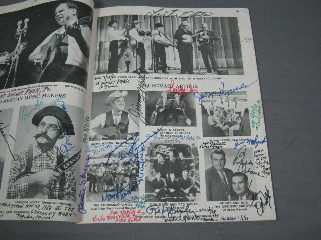 140+ 1960s Country Music Star Signed Autograph Book NR 30