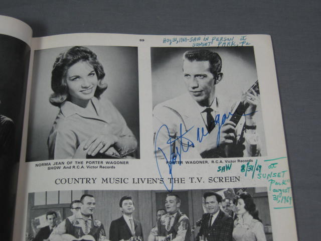 140+ 1960s Country Music Star Signed Autograph Book NR 33