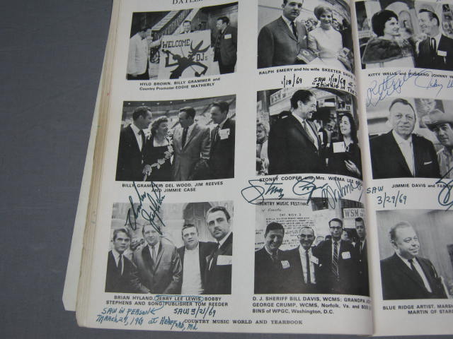 140+ 1960s Country Music Star Signed Autograph Book NR 35
