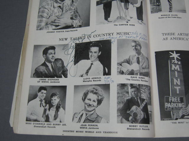 140+ 1960s Country Music Star Signed Autograph Book NR 37