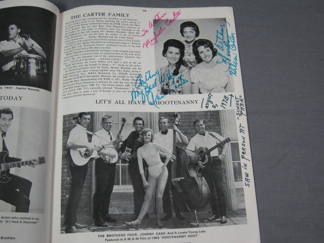 140+ 1960s Country Music Star Signed Autograph Book NR 44