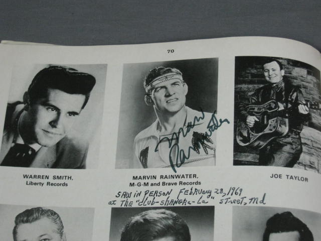 140+ 1960s Country Music Star Signed Autograph Book NR 47