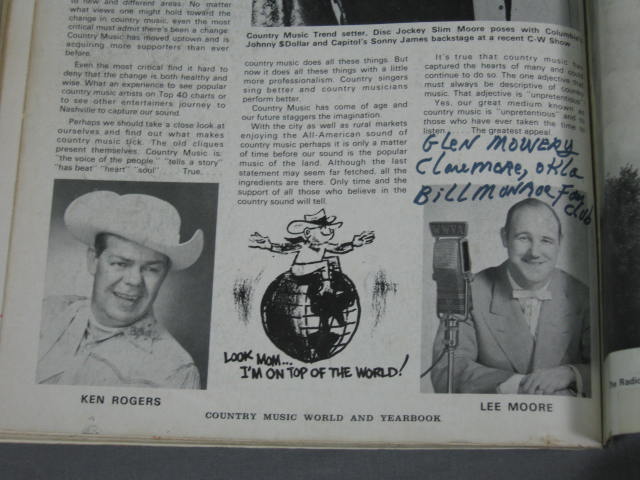 140+ 1960s Country Music Star Signed Autograph Book NR 52