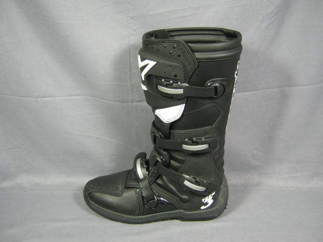 Mens AlpineStars Tech 3 Motocross Boots Size 11 Black 4