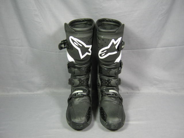Mens AlpineStars Tech 3 Motocross Boots Size 11 Black 5