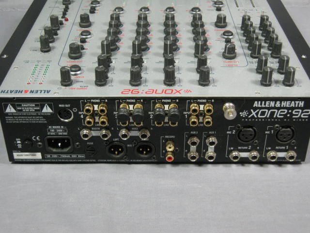 Allen & Heath XONE: 92 92R Rotary Pro Club DJ Mixer NR! 6