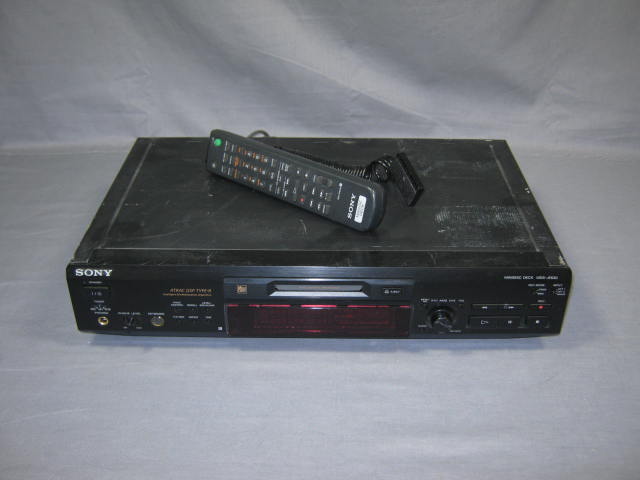 Sony MDS-JE630 MD Minidisc Recorder Player Deck +Remote