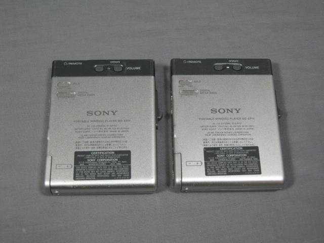 4 MiniDisc Recorder Player Sony MZ 1 EP11 Sharp MDMS722 2