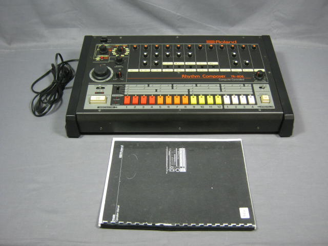 RARE Vtg Roland TR-808 Analog Drum Machine W/ Manual NR