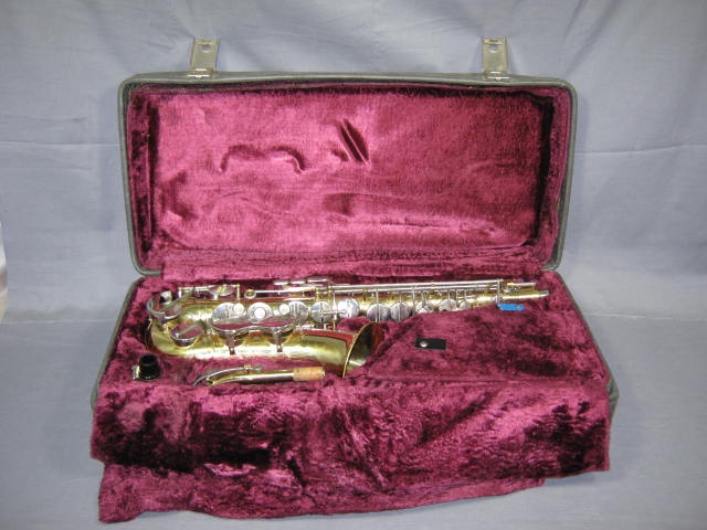 Vtg Lafleur Alto Saxophone Sax +case Boosey &Hawkes NR